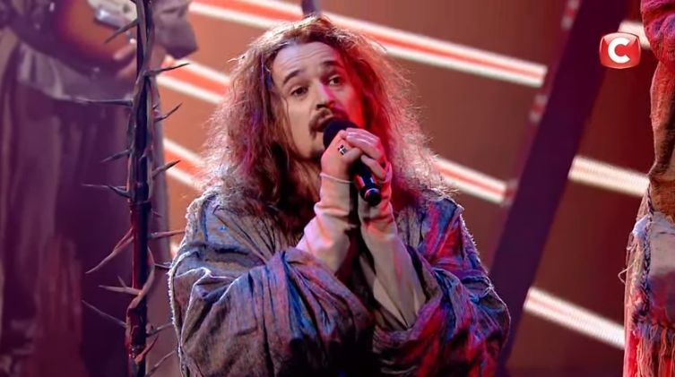 Юрко Юрченко в образі Ісуса вразив глядачів Нацвідбору на Євробачення-2018