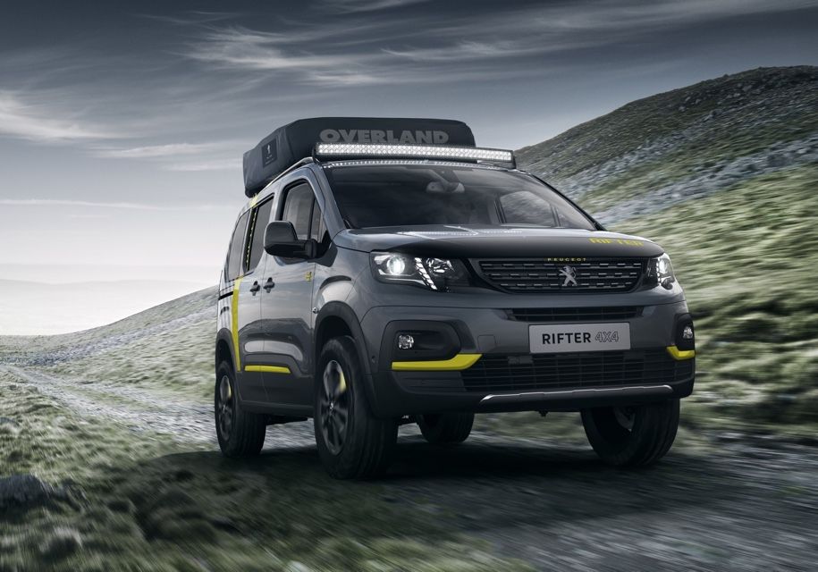 Фургон Peugeot Rifter перетворили в позашляховик для подорожей