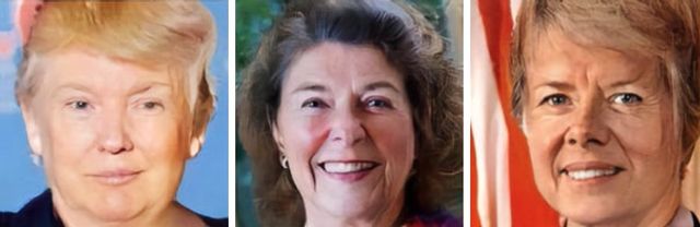 Ви здивуєтесь! Американських президентів перетворили в жінок - фото 228299