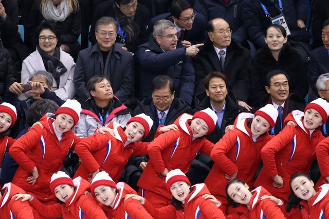 Вболівальниці Північної Кореї на Олімпіаді-2018 - фото 227421