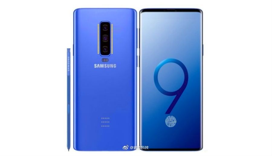 З'явилося зображення Galaxy Note9 з потрійною камерою