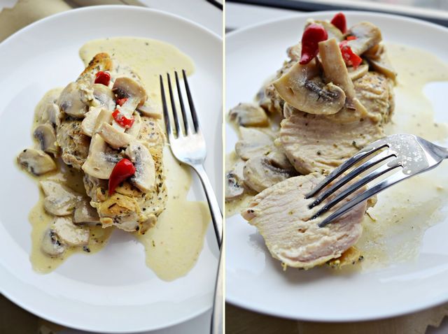 Курячі грудки у вершках під сиром - фото 231576