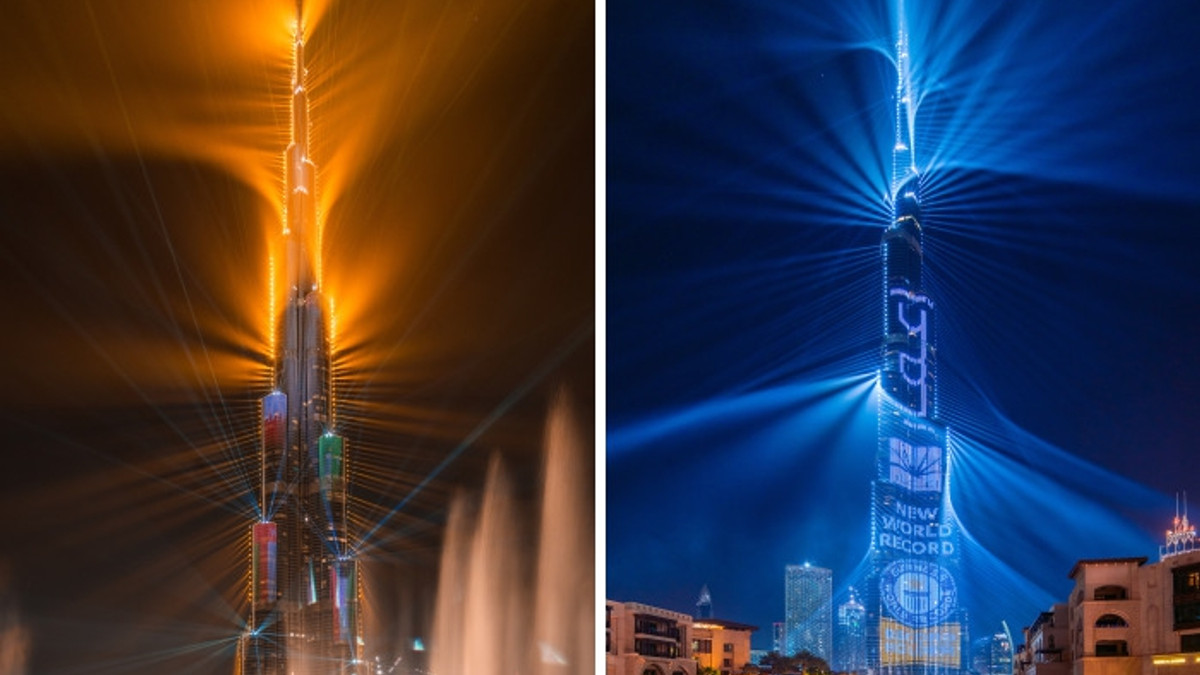 Рекордне лазерне шоу у Дубаї: фото, від яких перехоплює дух - фото 1