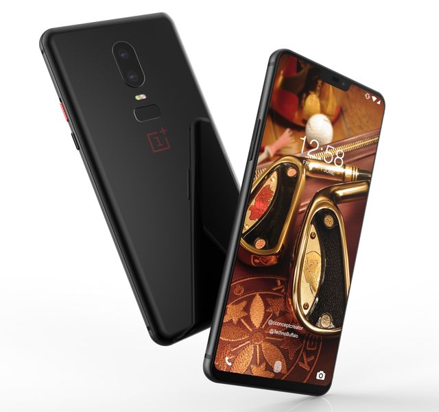 OnePlus 6 засвітився на якісних рендерах - фото 235578