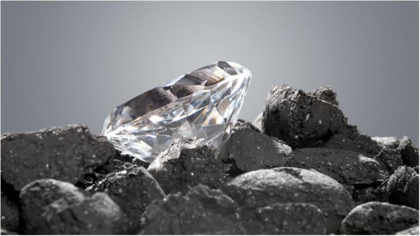 Вчені знайшли в алмазі справжній космічний лід