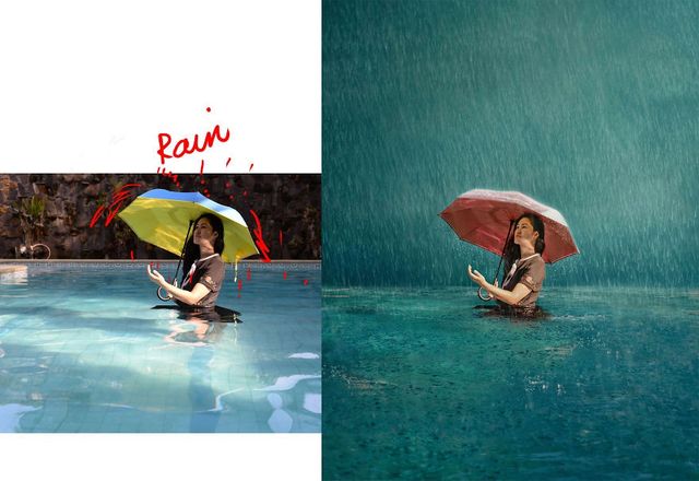 Художниця показала казкові фото до і після фотошопу - фото 240850