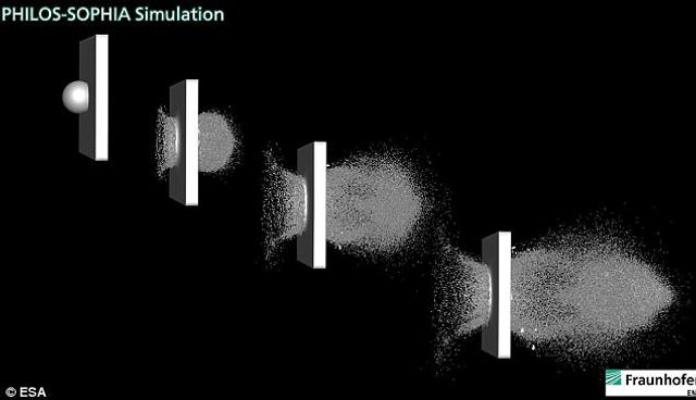 ESA показало зіткнення двох супутників на орбіті: ефектне відео - фото 244379