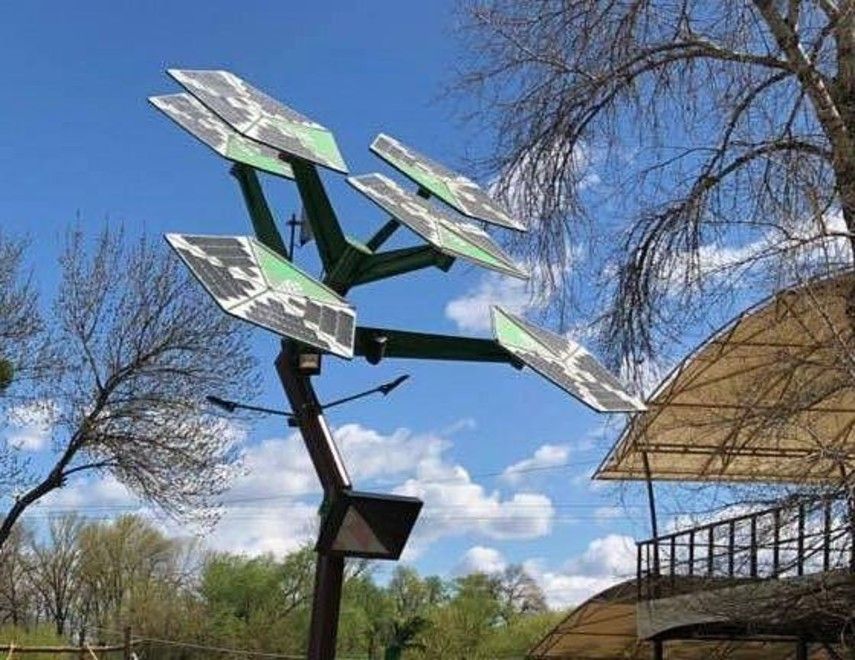 У Києві з'явилося смарт-дерево з Wi-Fi і зарядкою для гіроскутера - фото 1