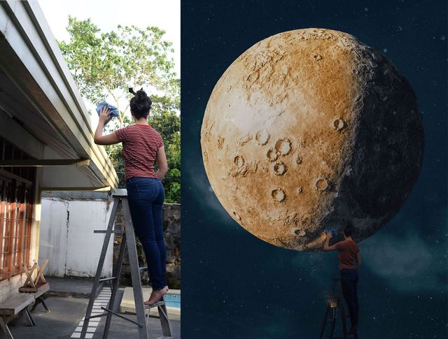 Художниця показала казкові фото до і після фотошопу - фото 240848