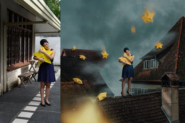 Художниця показала казкові фото до і після фотошопу - фото 240862