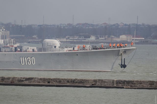 Флагман українського флоту Гетьман Сагайдачний вперше з початку року вийшов в море - фото 237631