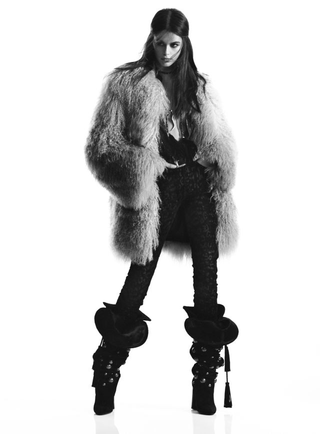 Кайя Гербер стала обличчям кампанії Saint Laurent - фото 241939