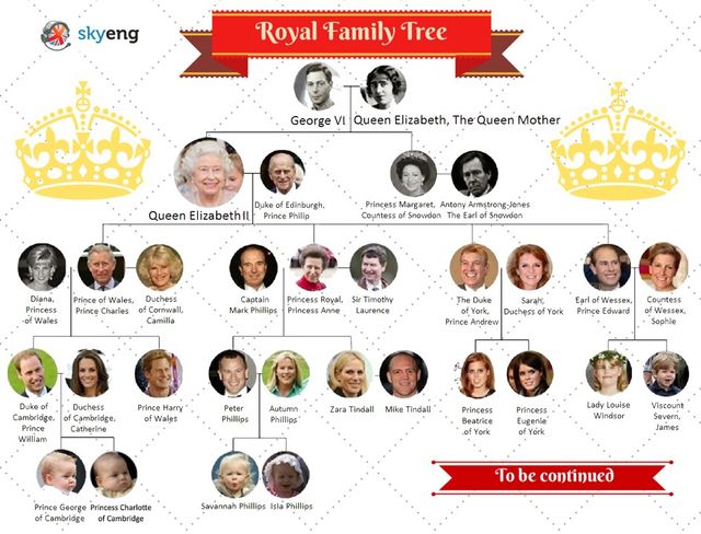 Генеалогічне дерево королеви Єлизавети ІІ - фото 241861