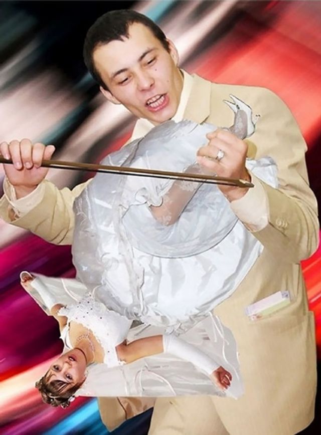 Ці весільні фото неабияк розсмішили користувачів мережі- фото 239757