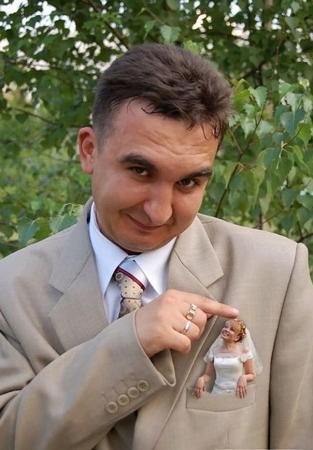 Ці весільні фото неабияк розсмішили користувачів мережі- фото 239759