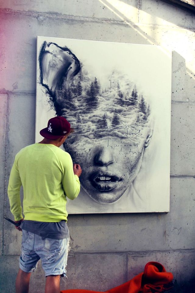 Молодий художник створює такі образи, від яких перевертається світ - фото 239146