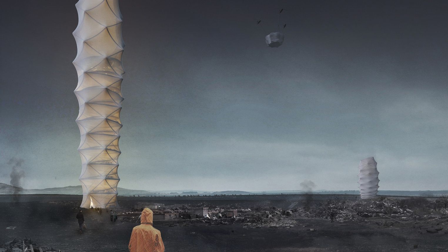 У США показали розкладний хмарочос для катастроф