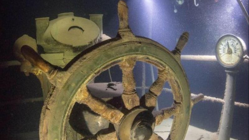 Підводні знімки корабля, затонулого більш ніж 100 років тому