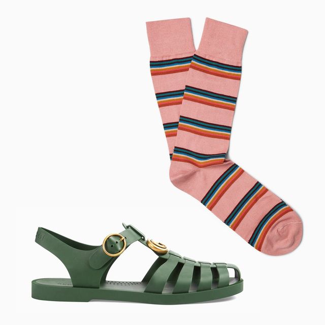 Сандалі зі шкарпетками: модні будинки дали добро - фото 242641