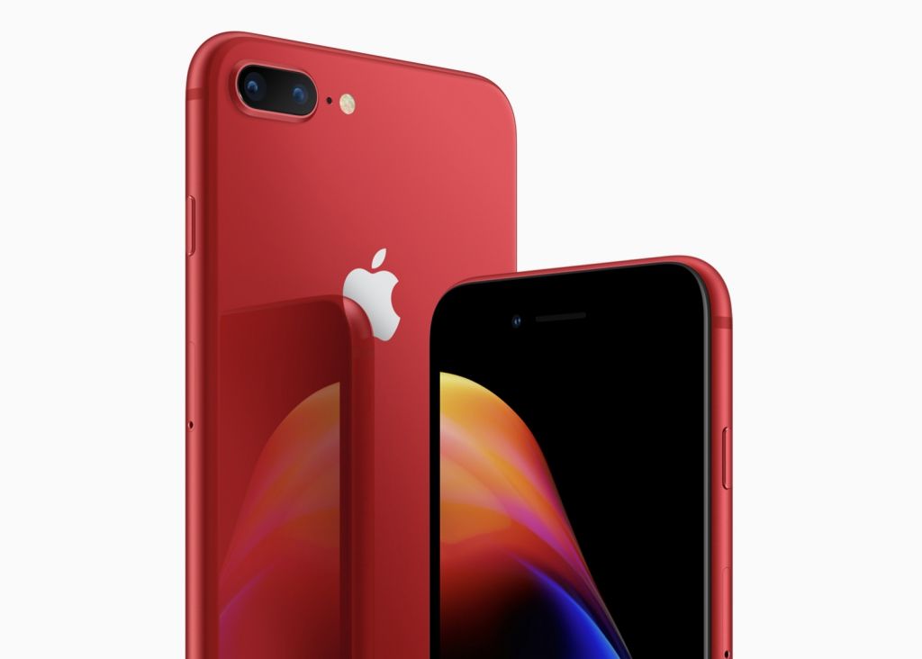 iPhone 8 and iPhone 8 Plus (PRODUCT) RED  - фото 239098