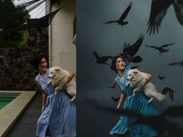 Художниця показала казкові фото до і після фотошопу - фото 240854