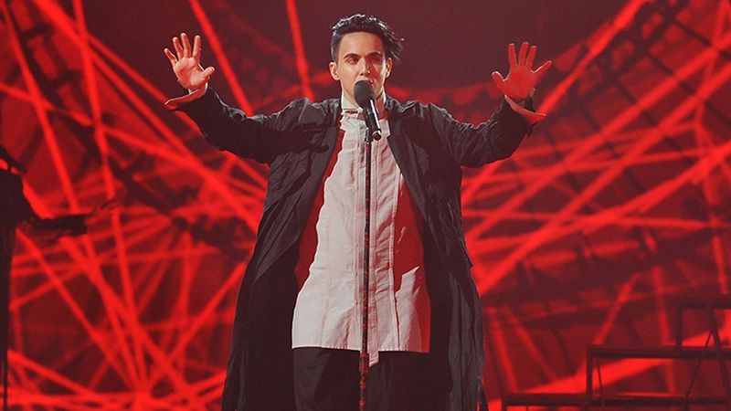 Євробачення-2018: MELOVIN вкусив ведучу в прямому ефірі