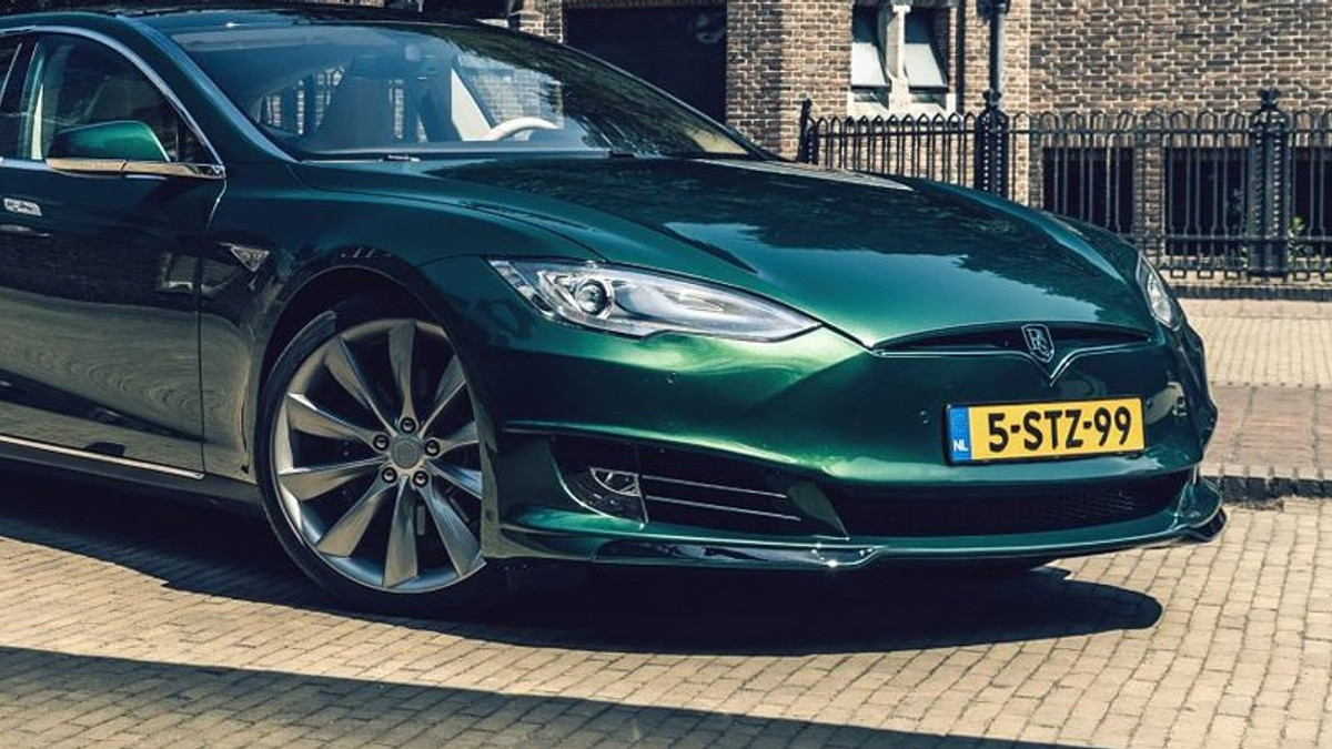У Нідерландах створили універсал на базі Tesla Model S - фото 1