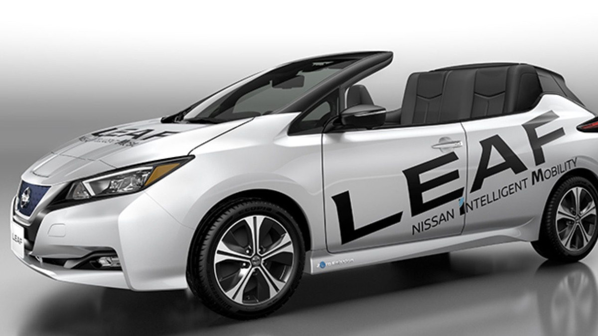 Nissan Leaf‍: компанія представила модель електрокара без даху - фото 1