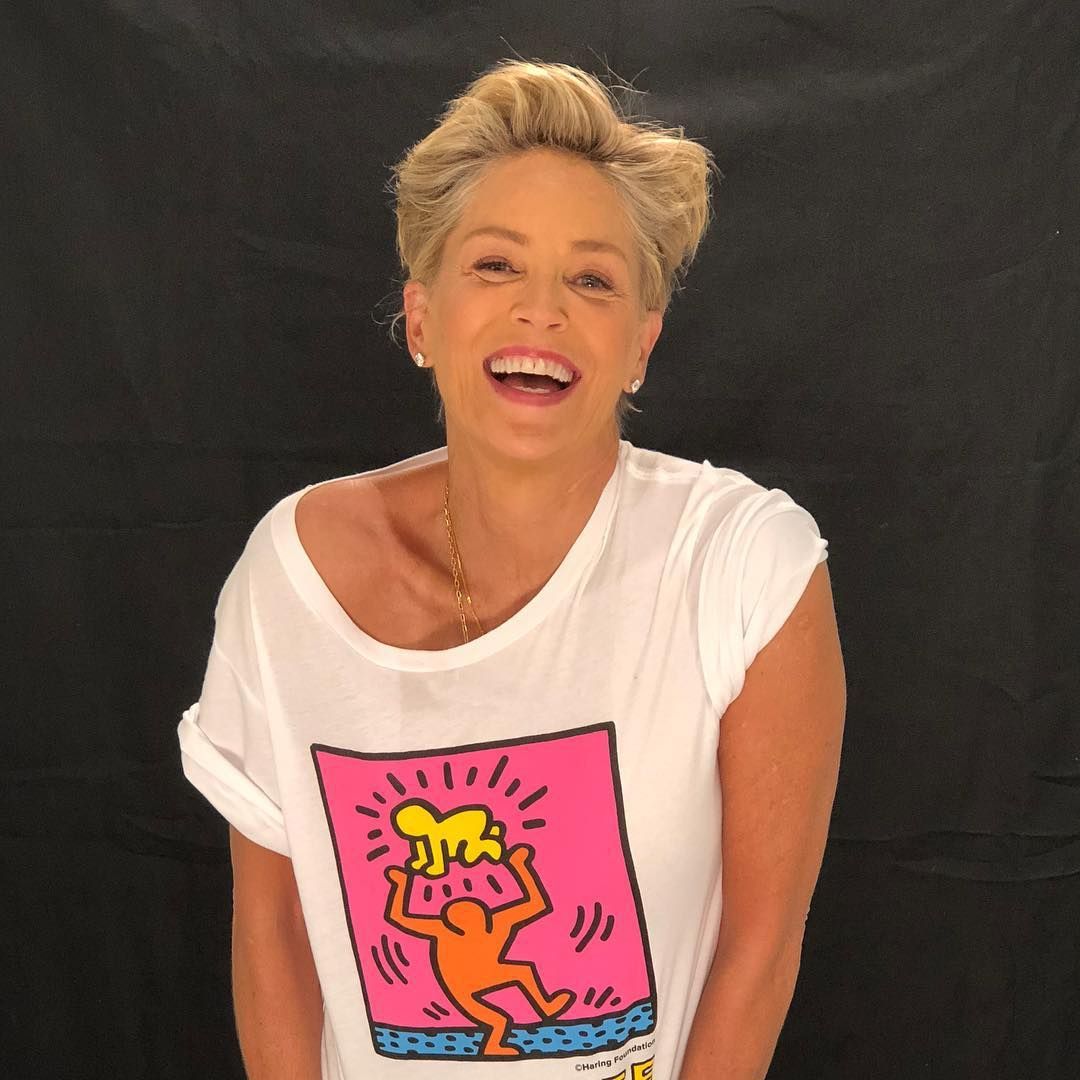 Шерон Стоун показала, як проводить час вдома