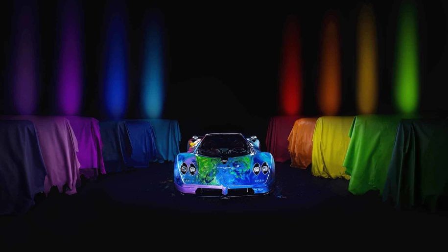 Pagani Zonda перетворили на мистецький об'єкт