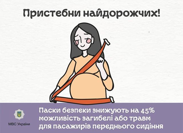 У МВС нагадали про безпеку за кермом у простих ілюстраціях - фото 247743