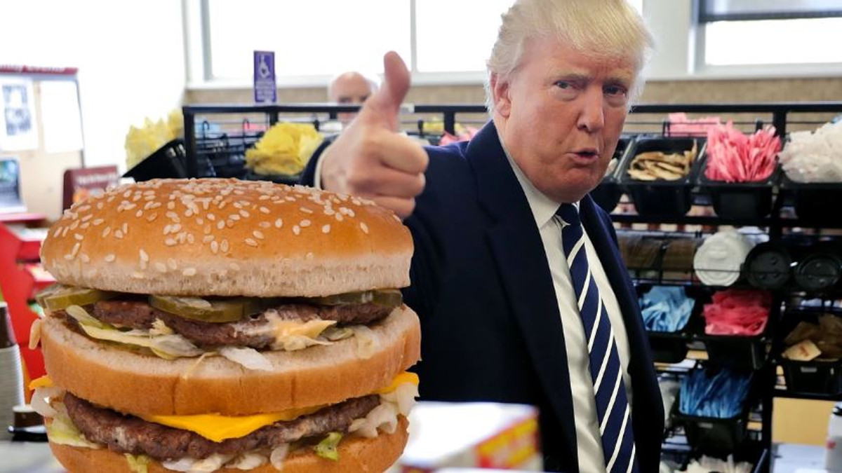 Трамп вигадав, як "здорово" їсти бургери на дієті - фото 1