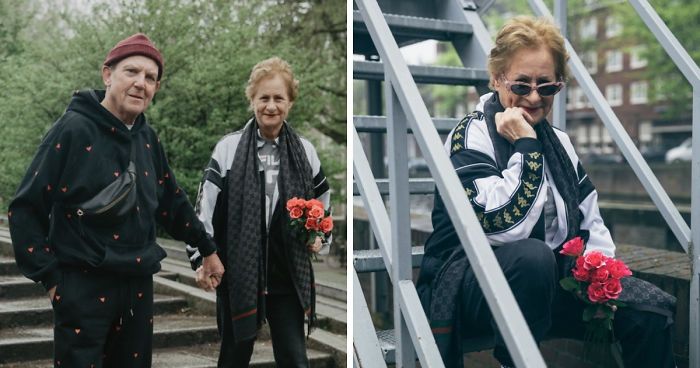 Фотограф відтворила перше побачення дідуся і бабусі на сучасний лад - фото 1