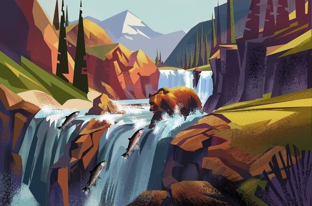 Яскраві ілюстрація життя, які створюють затишок - фото 245628