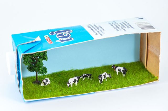 Фотограф створює міні-світ на власному сніданку - фото 249336