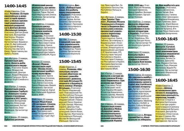 Книжковий Арсенал 2018: програма фестивалю на всі дні - фото 251292
