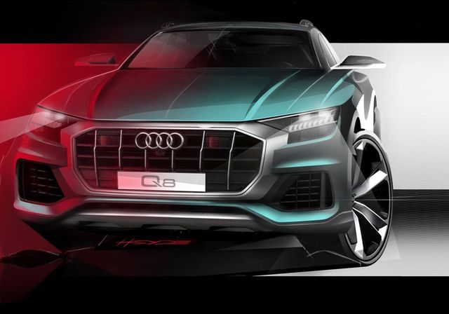 Audi показала нове зображення купеподібного Q8 - фото 251125