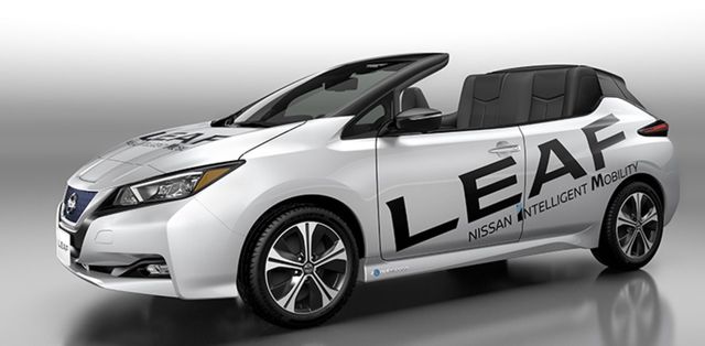 Nissan Leaf‍: компанія представила модель електрокара без даху - фото 250348