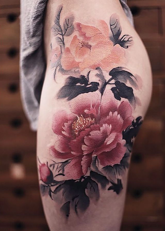Акварельні татуювання від китайського майстра - фото 247706