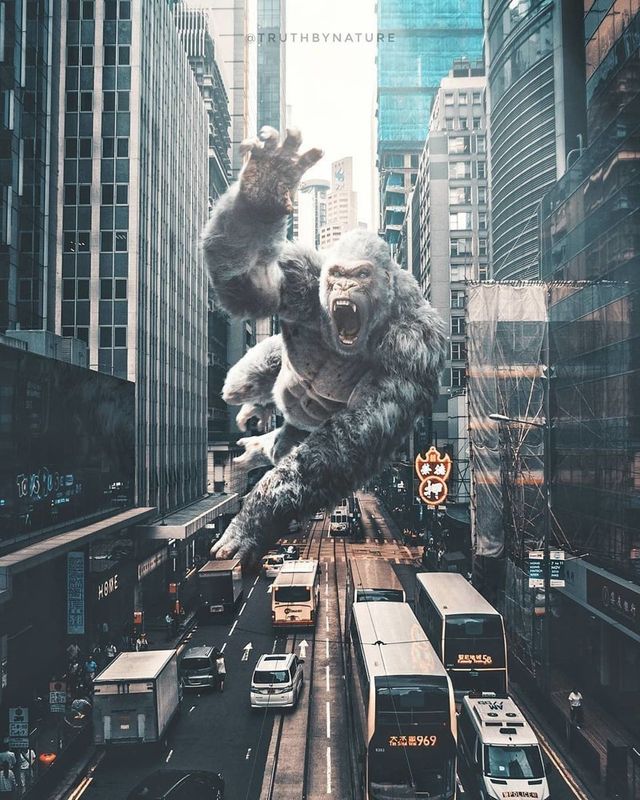 Світ у полоні величезних тварин: фантастичні кадри - фото 247439