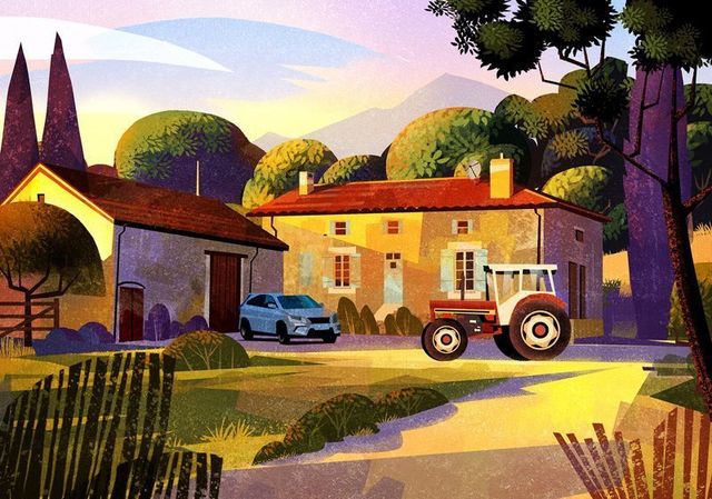 Яскраві ілюстрація життя, які створюють затишок - фото 245633