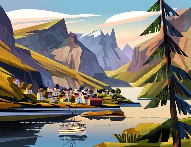 Яскраві ілюстрація життя, які створюють затишок - фото 245642