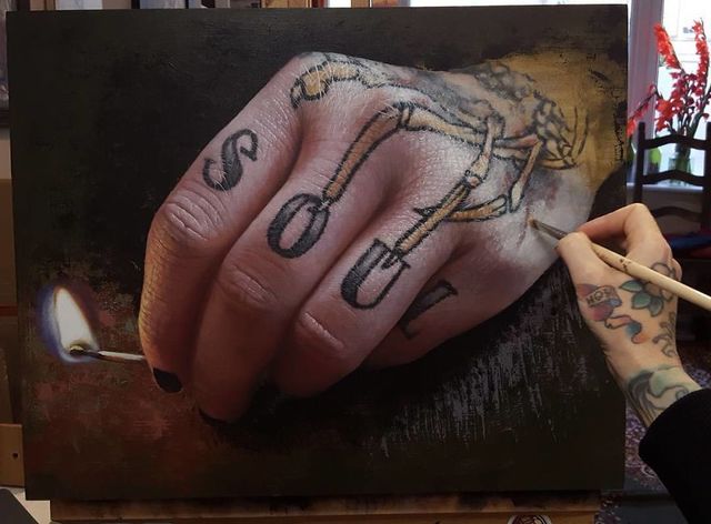 Неймовірно реалістичні картини з татуюваннями, які вражають - фото 247661