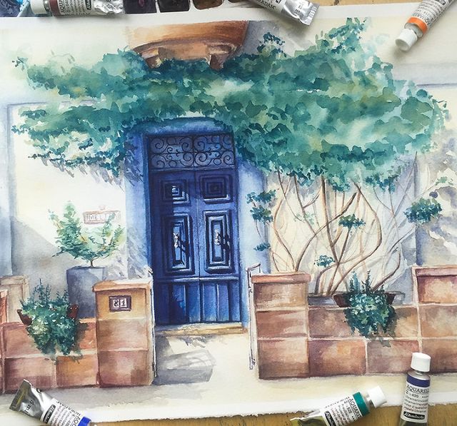 Сонячна Мальта у чарівних малюнках аквареллю - фото 250948