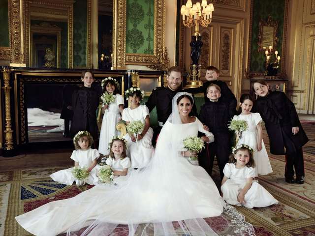 З'явилися офіційні весільні портрети принца Гаррі та Меган Маркл - фото 249191