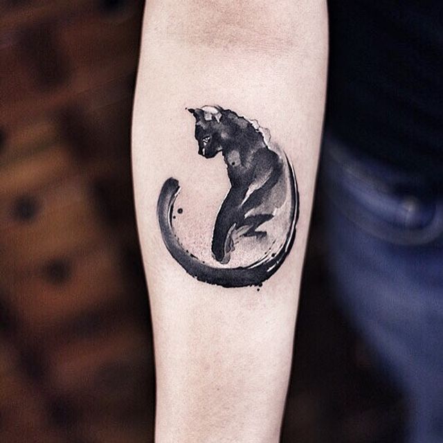 Акварельні татуювання від китайського майстра - фото 247711