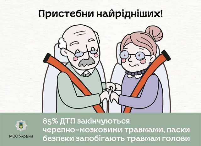 У МВС нагадали про безпеку за кермом у простих ілюстраціях - фото 247742