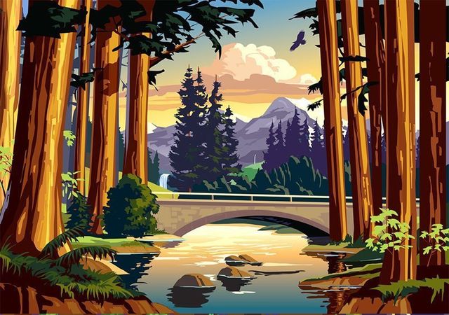 Яскраві ілюстрація життя, які створюють затишок - фото 245638