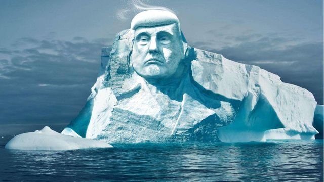 В Арктиці створять гігантську голову Трампа з льоду - фото 244954