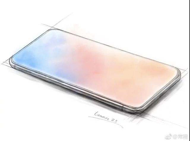 Ескіз Lenovo Z5 демонструє по-справжньому безрамковий смартфон - фото 246778